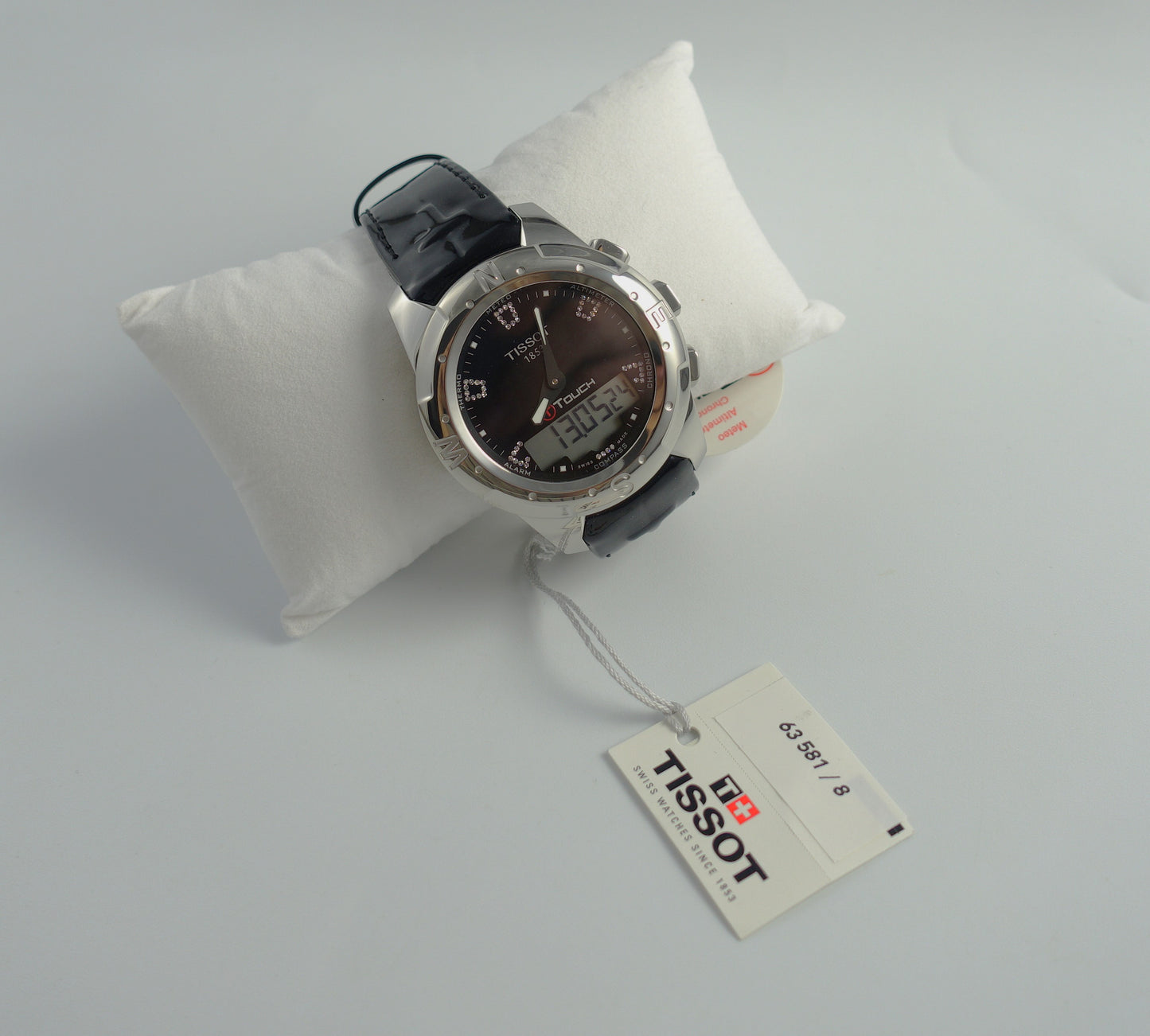 Tissot T-Touch Perlmutt Zifferblatt mit Brillanten REF T047.220.46.126.00