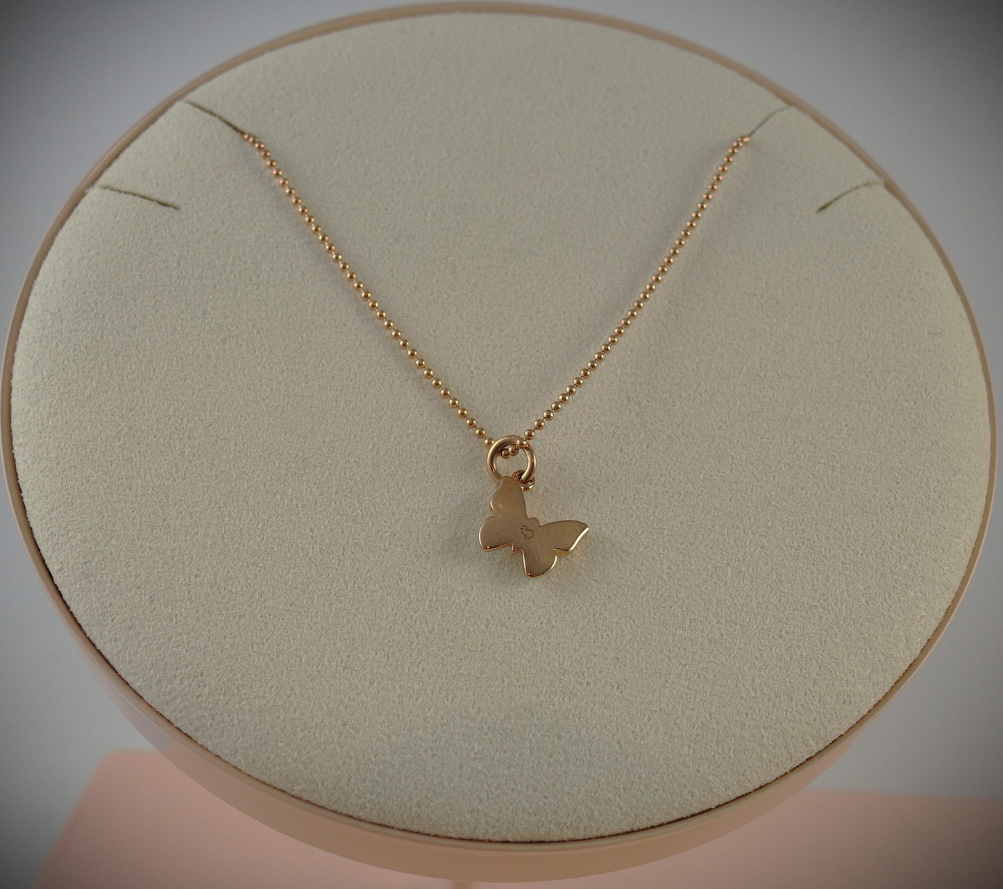 Dodo Kette Bollicine 375 Roségold Butterfly 375 Roségold Charm 0,17ct Diamanten