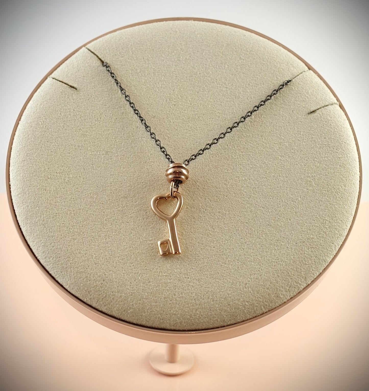 Dodo Kette Titan 375 Roségold Schlüssel Charm Ref. DMB0011