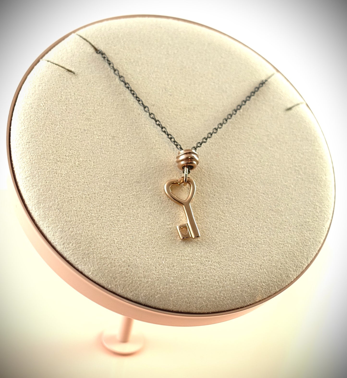 Dodo Kette Titan 375 Roségold Schlüssel Charm Ref. DMB0011