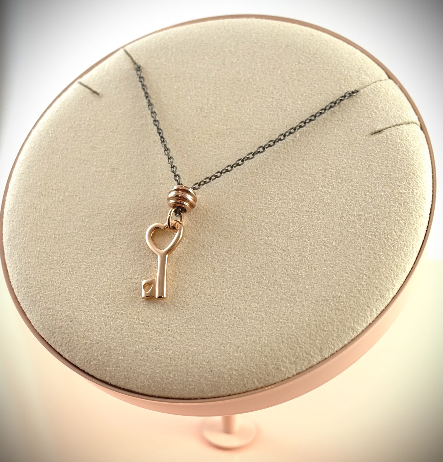 Dodo Kette Titan 375 Roségold Schlüssel Charm Ref. DMB0011