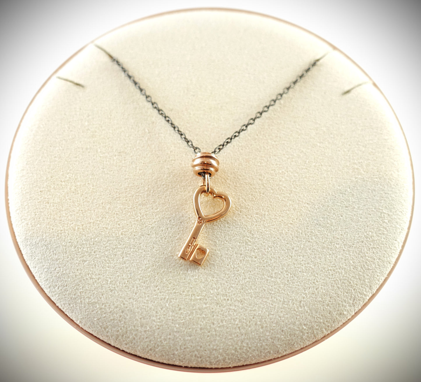 Dodo Kette Titan 375 Roségold Schlüssel Charm Ref. DMB0011