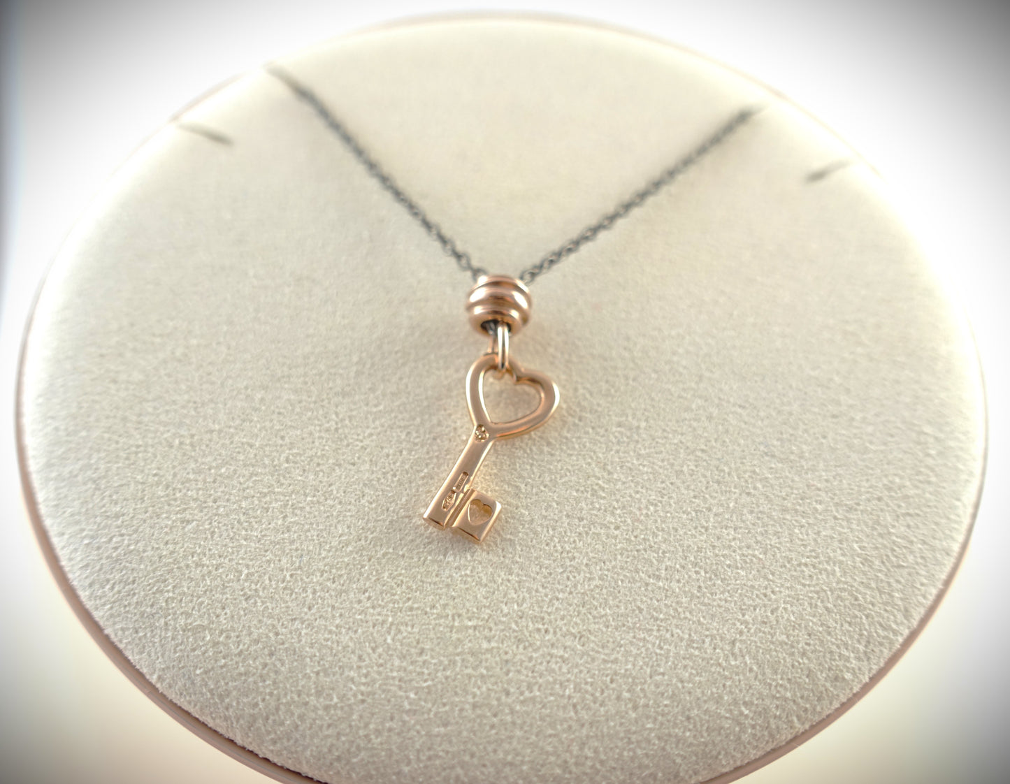 Dodo Kette Titan 375 Roségold Schlüssel Charm Ref. DMB0011