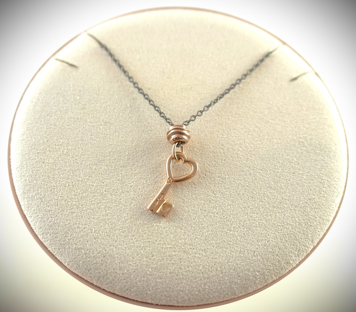 Dodo Kette Titan 375 Roségold Schlüssel Charm Ref. DMB0011