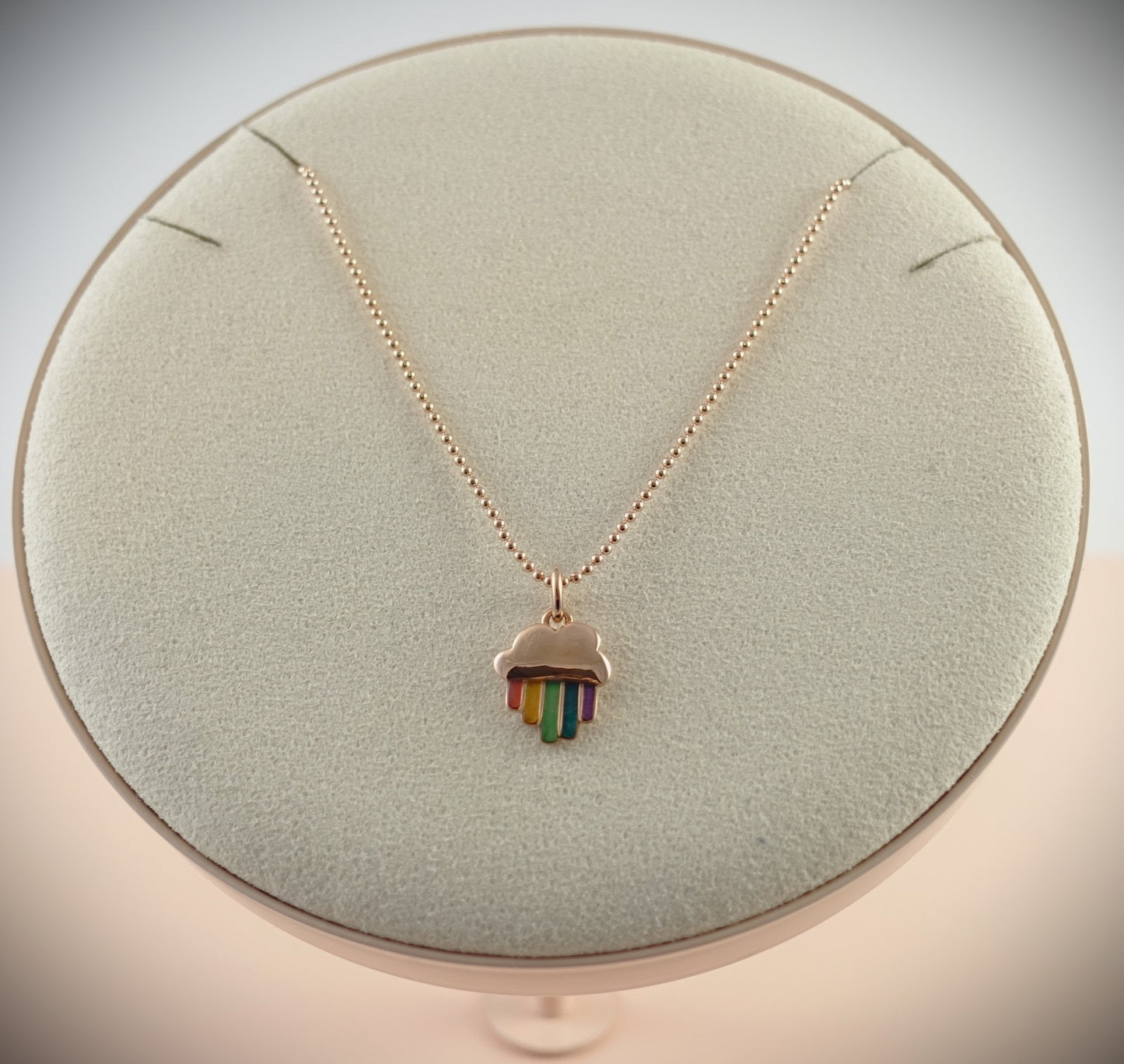 Dodo Kette Bolli 375 Roségold Regenbogen 40cm Ref.DCB8003/DMB8049