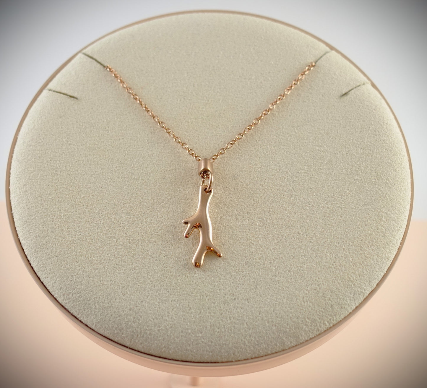 Dodo Kette 375 Roségold Charm Koralle 80cm Ref. DMC1010