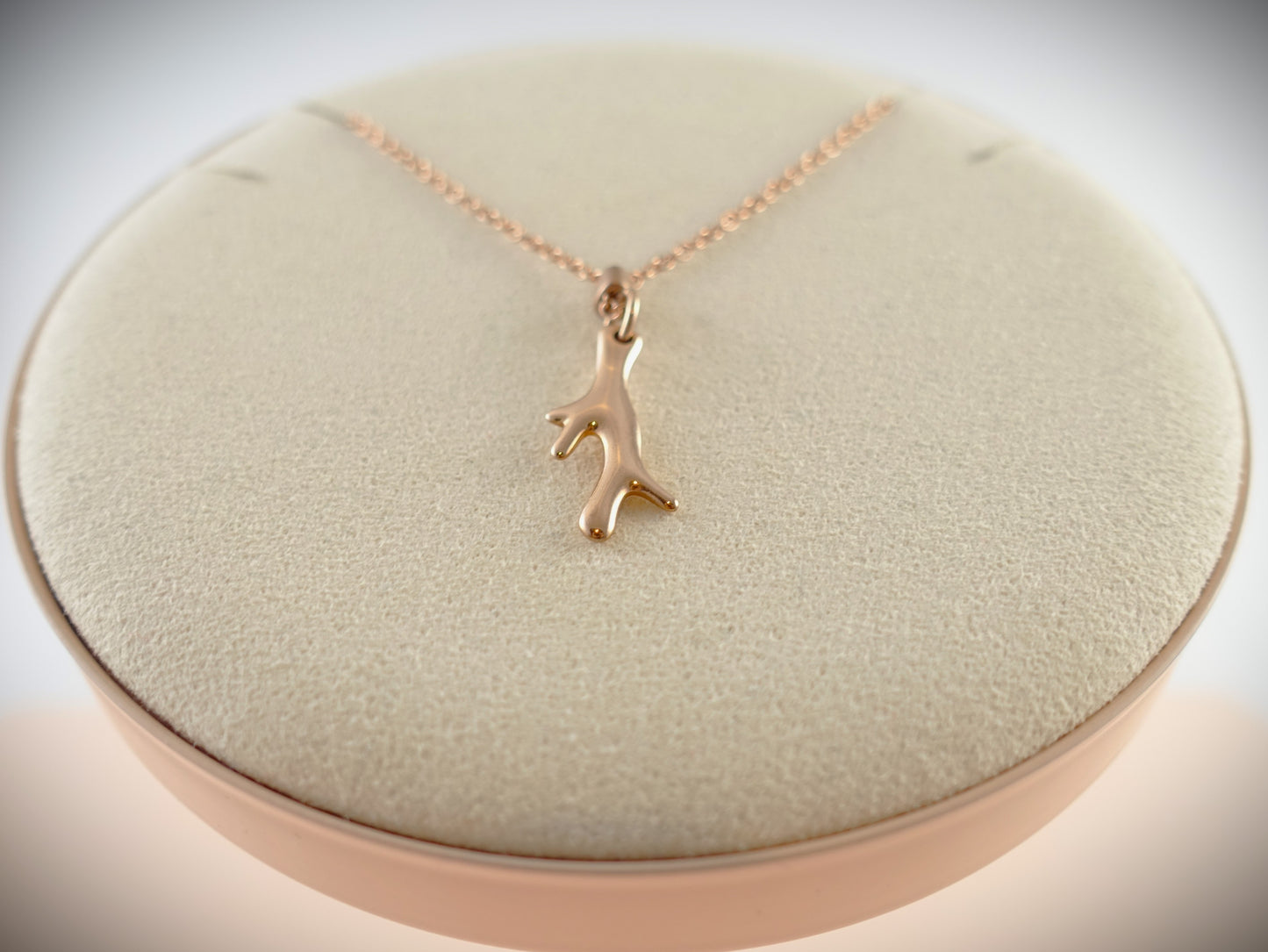 Dodo Kette 375 Roségold Charm Koralle 80cm Ref. DMC1010