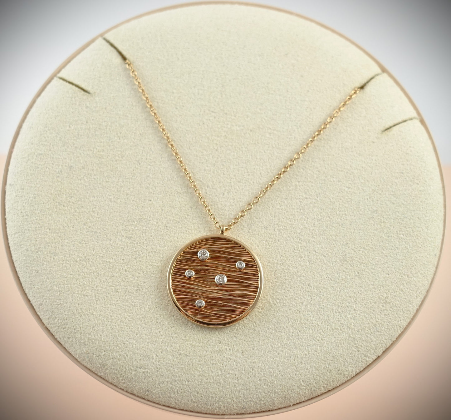 Al Coro Collier Serenata 750 Roségold Brillanten 0,11ct Ref. NC257WR