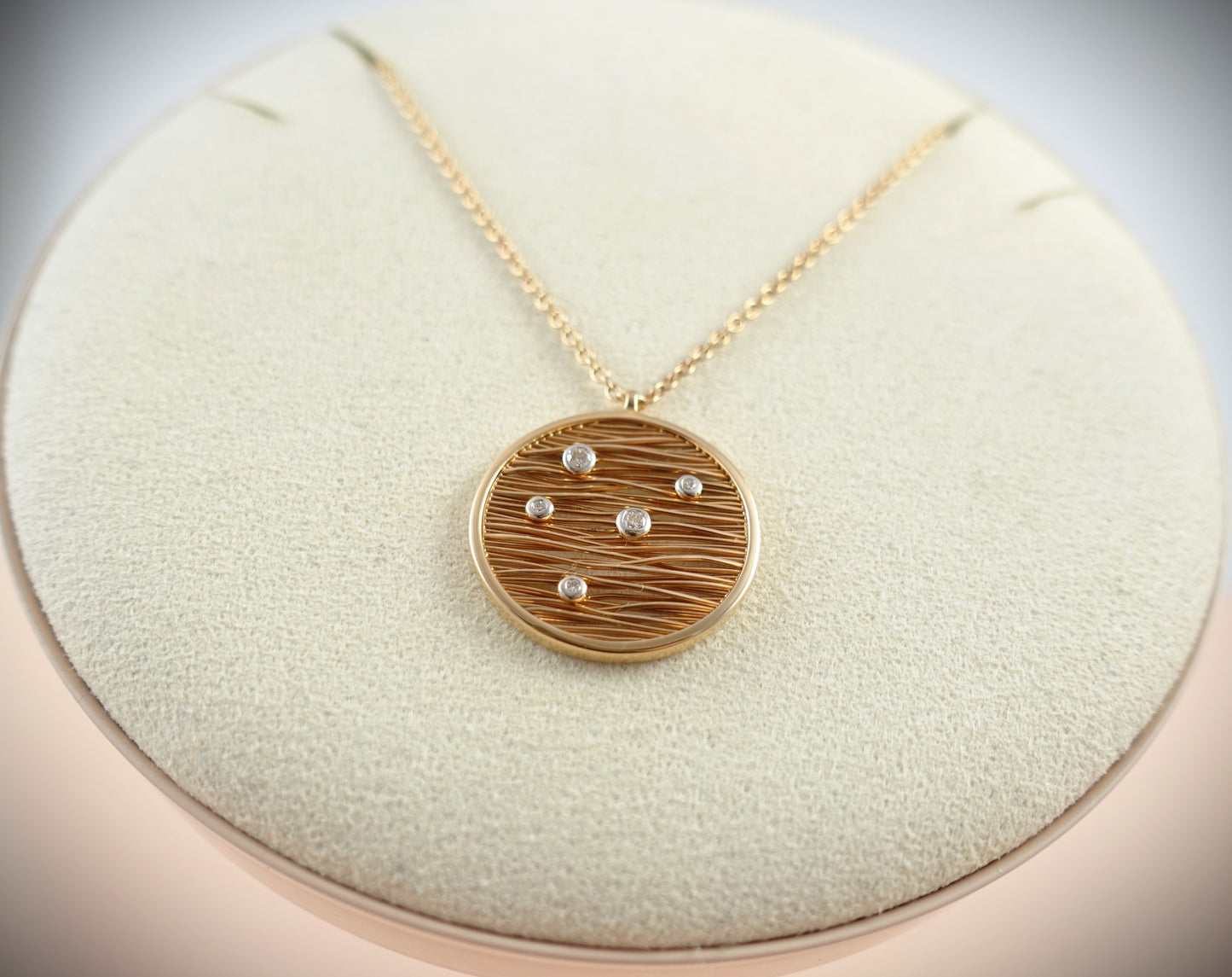 Al Coro Collier Serenata 750 Roségold Brillanten 0,11ct Ref. NC257WR