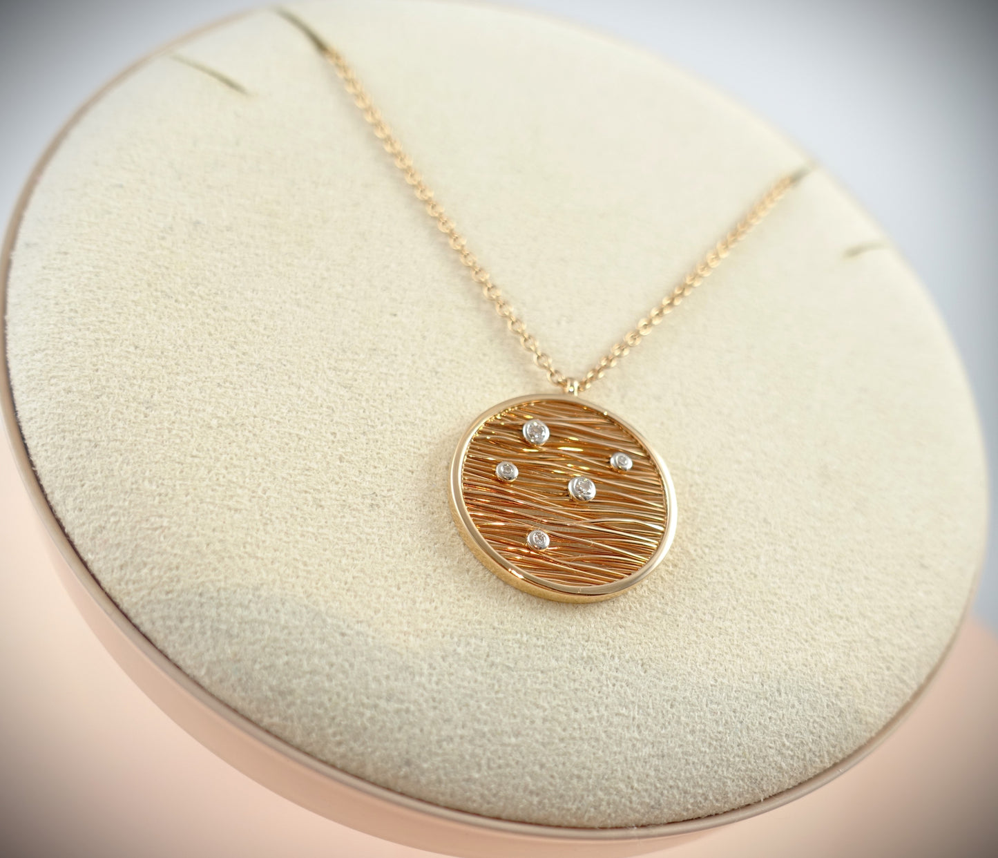 Al Coro Collier Serenata 750 Roségold Brillanten 0,11ct Ref. NC257WR