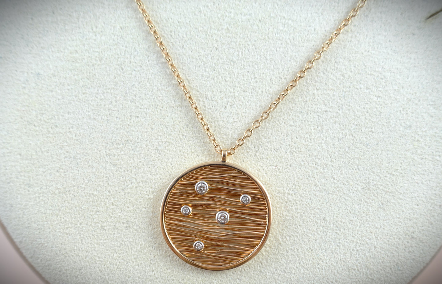 Al Coro Collier Serenata 750 Roségold Brillanten 0,11ct Ref. NC257WR