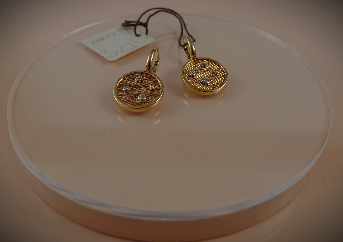 Al Coro Ohrringe Serenata 750 Roségold Brillanten 0,15ct Ref. NE536WR
