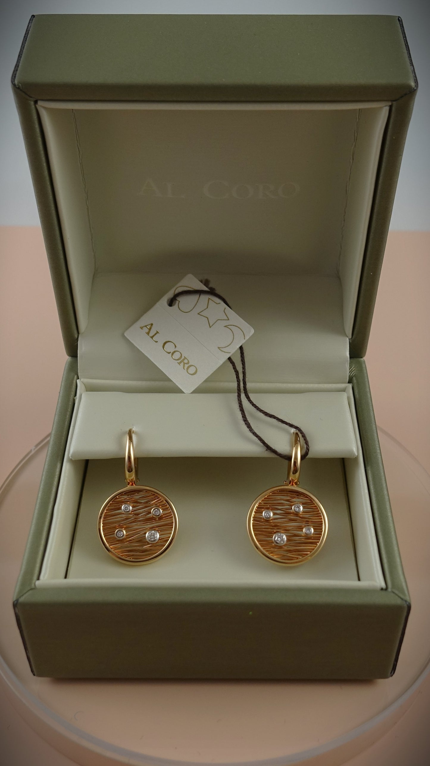 Al Coro Ohrringe Serenata 750 Roségold Brillanten 0,15ct Ref. NE536WR