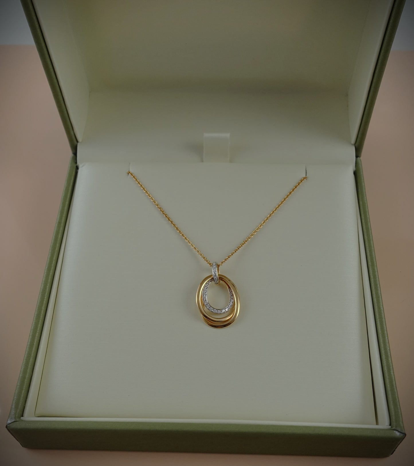 Al Coro Kette Anhänger Serenata 750 Roségold Brill. 0,18ct Ref. P623WR/K06R45