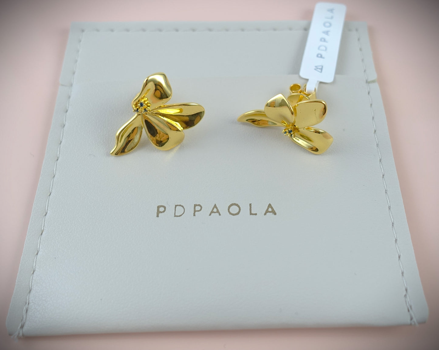 PD PAOLA 925 Silber vergoldet Ohrstecker Ref. AR01-190-U