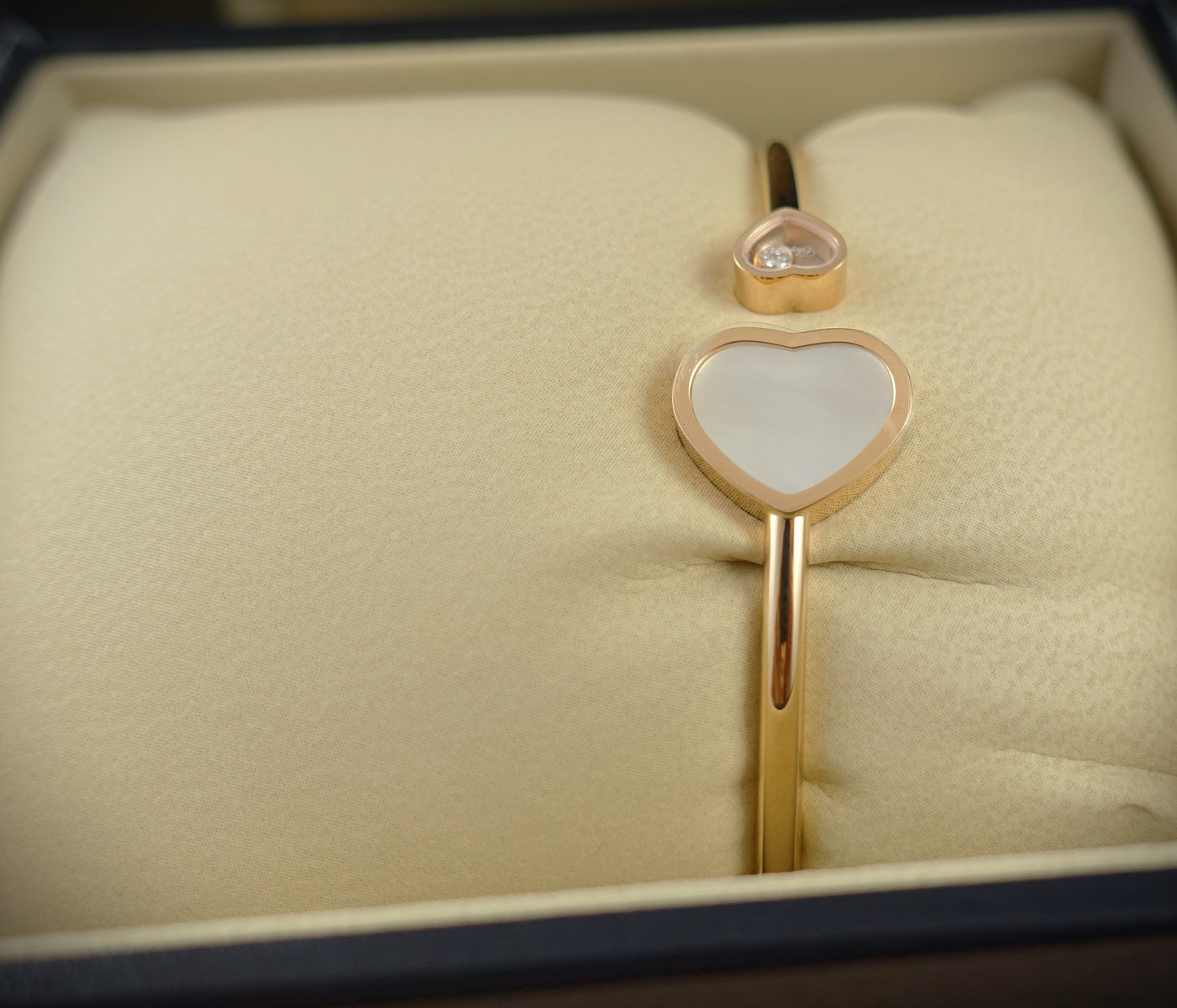 Chopard Armreif Happy Hearts 750 Roségold Brill. 0,05ct Perlmutt Ref.857482-5302