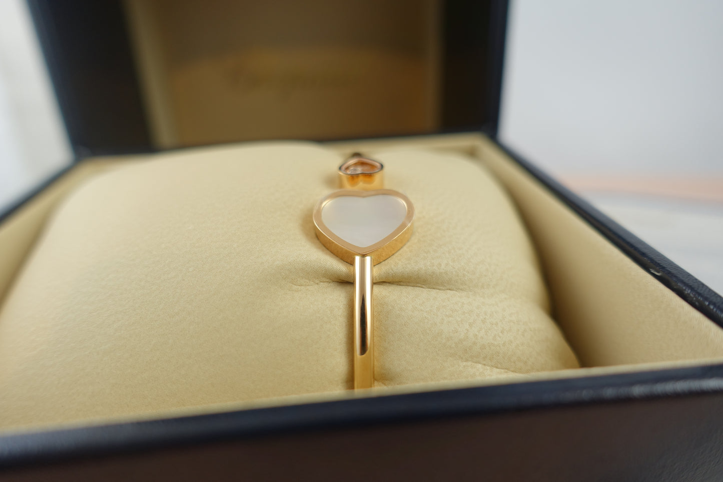 Chopard Armreif Happy Hearts 750 Roségold Brill. 0,05ct Perlmutt Ref.857482-5302