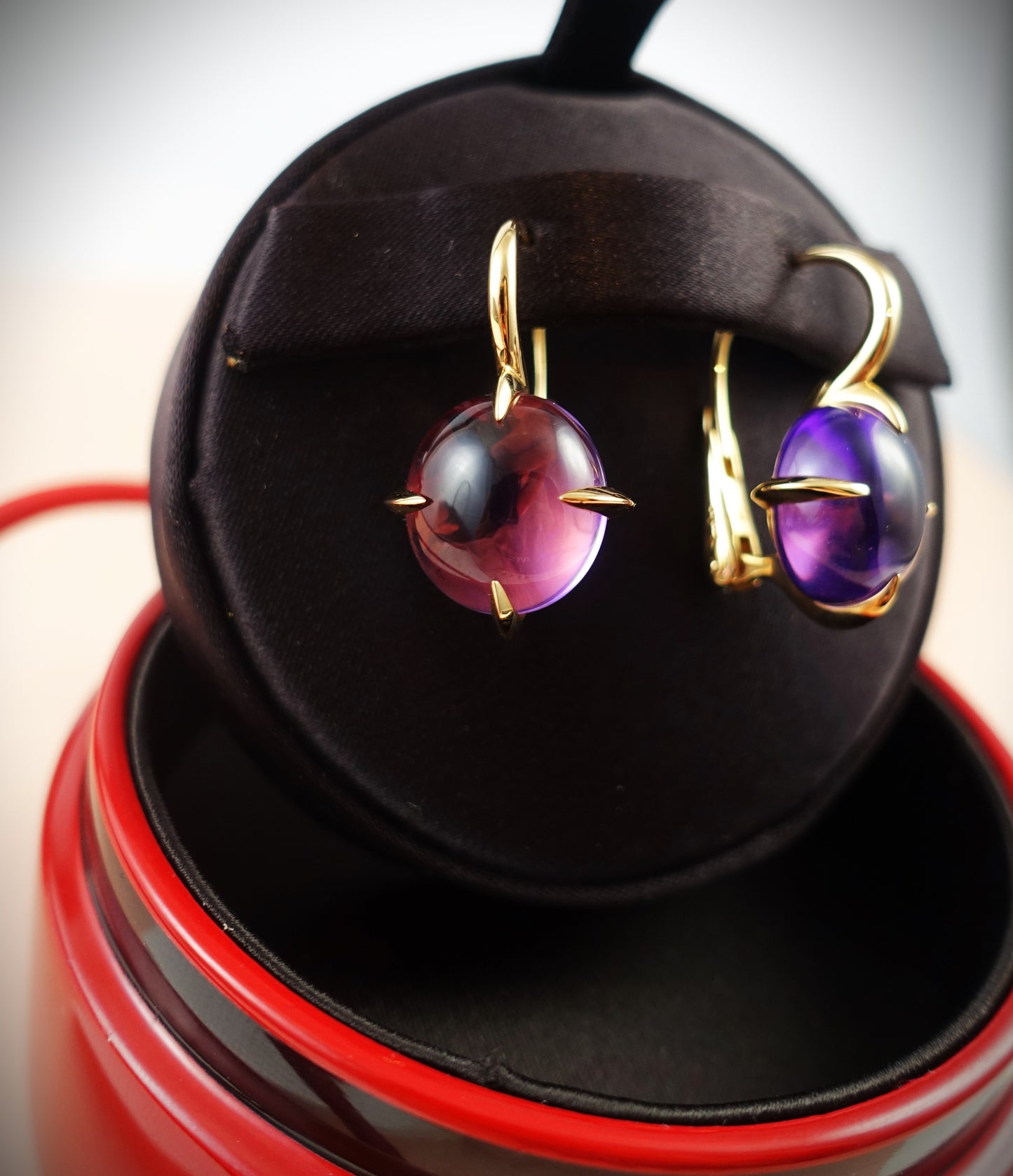 Pomellato Veleno Ohrringe Amethyst 750 Roségold Ref. O.B303/07/OI