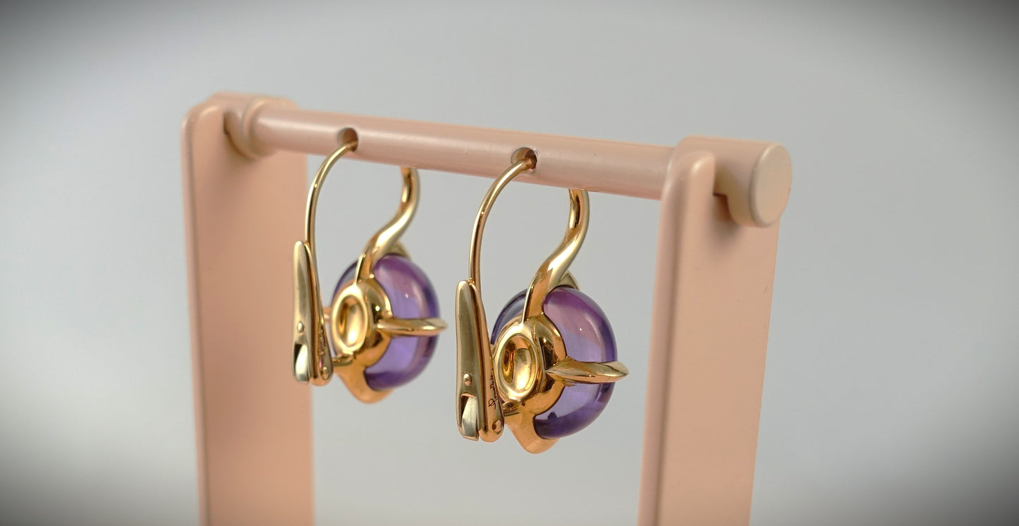 Pomellato Veleno Ohrringe Amethyst 750 Roségold Ref. O.B303/07/OI