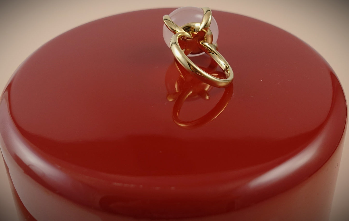 Pomellato Veleno Ring Rosenquarz 750 Roségold RG 54 Ref. A.B303/07/QR
