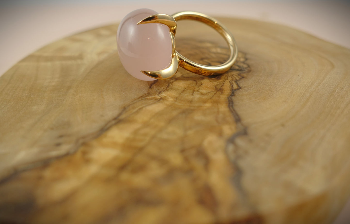 Pomellato Veleno Ring Rosenquarz 750 Roségold RG 54 Ref. A.B303/07/QR