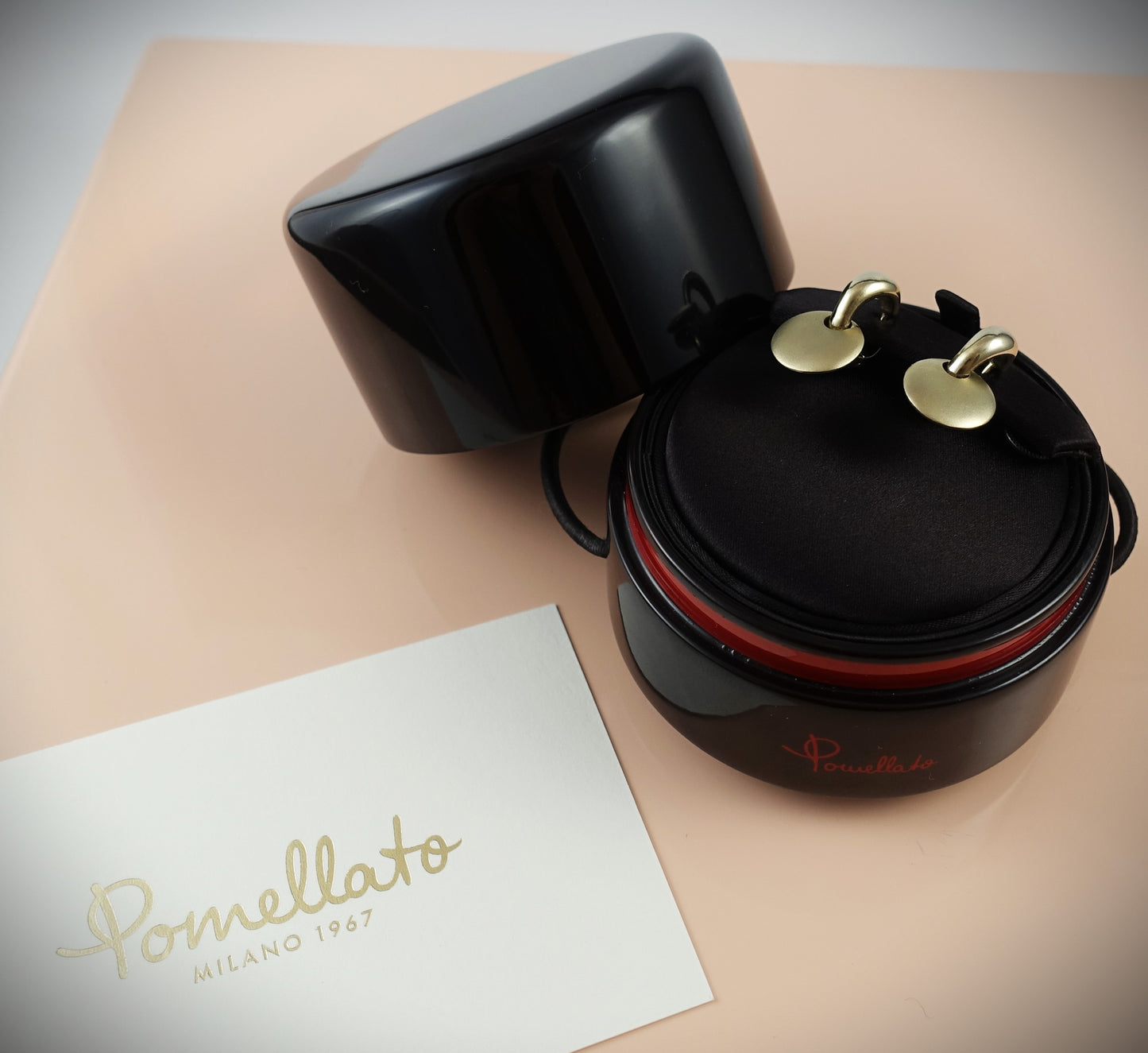 Pomellato Barbaro Ohrringe 750 Gold glatt/matt Ref. O.9705SO2MLF