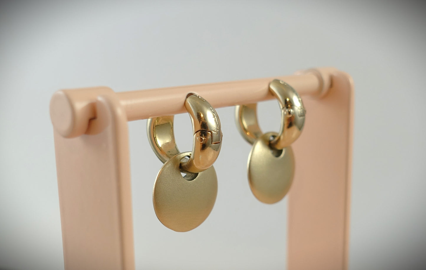 Pomellato Barbaro Ohrringe 750 Gold glatt/matt Ref. O.9705SO2MLF
