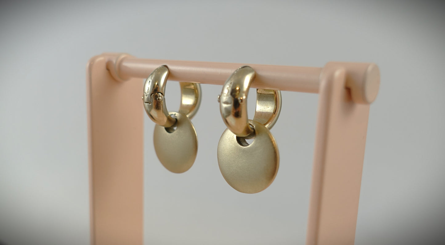 Pomellato Barbaro Ohrringe 750 Gold glatt/matt Ref. O.9705SO2MLF