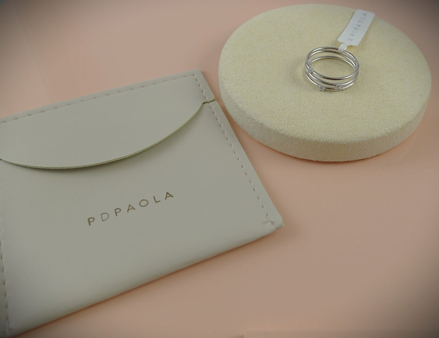 PD PAOLA Ring 925 Silber Zirkonia RG 53 Ref. AN02-120-12