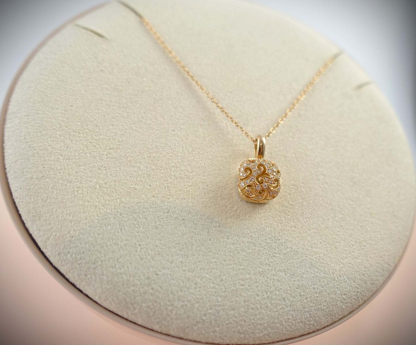 Bigli Kette Mini Sweety 750 Roségold Brillanten 0,22ct Ref. 20H47R
