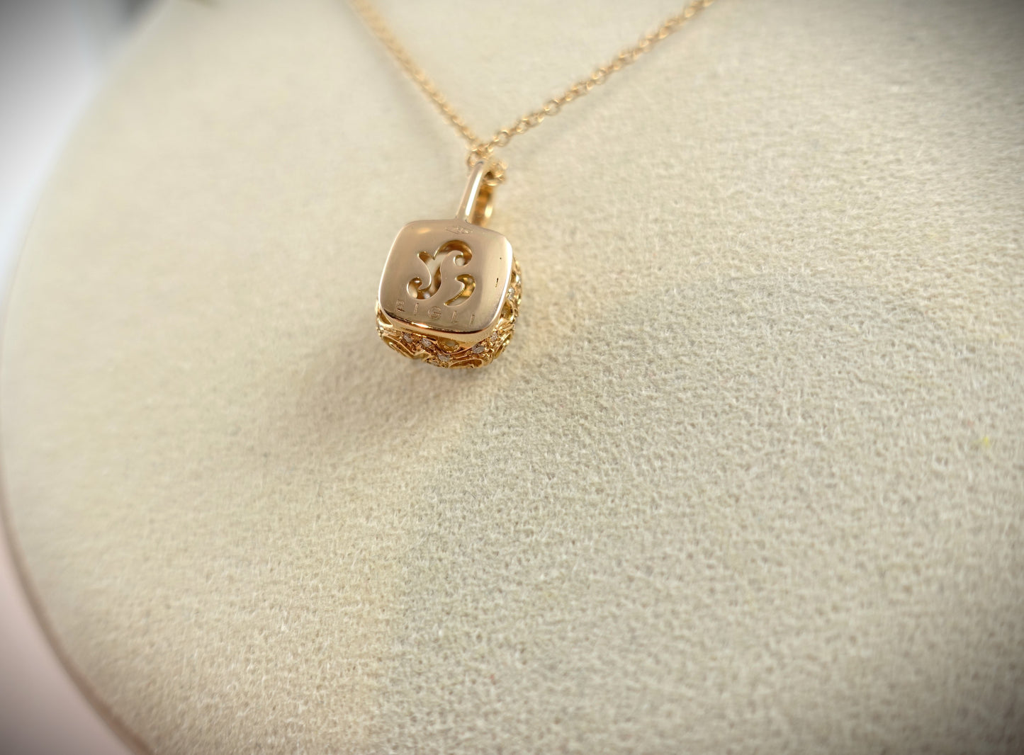 Bigli Kette Mini Sweety 750 Roségold Brillanten 0,22ct Ref. 20H47R