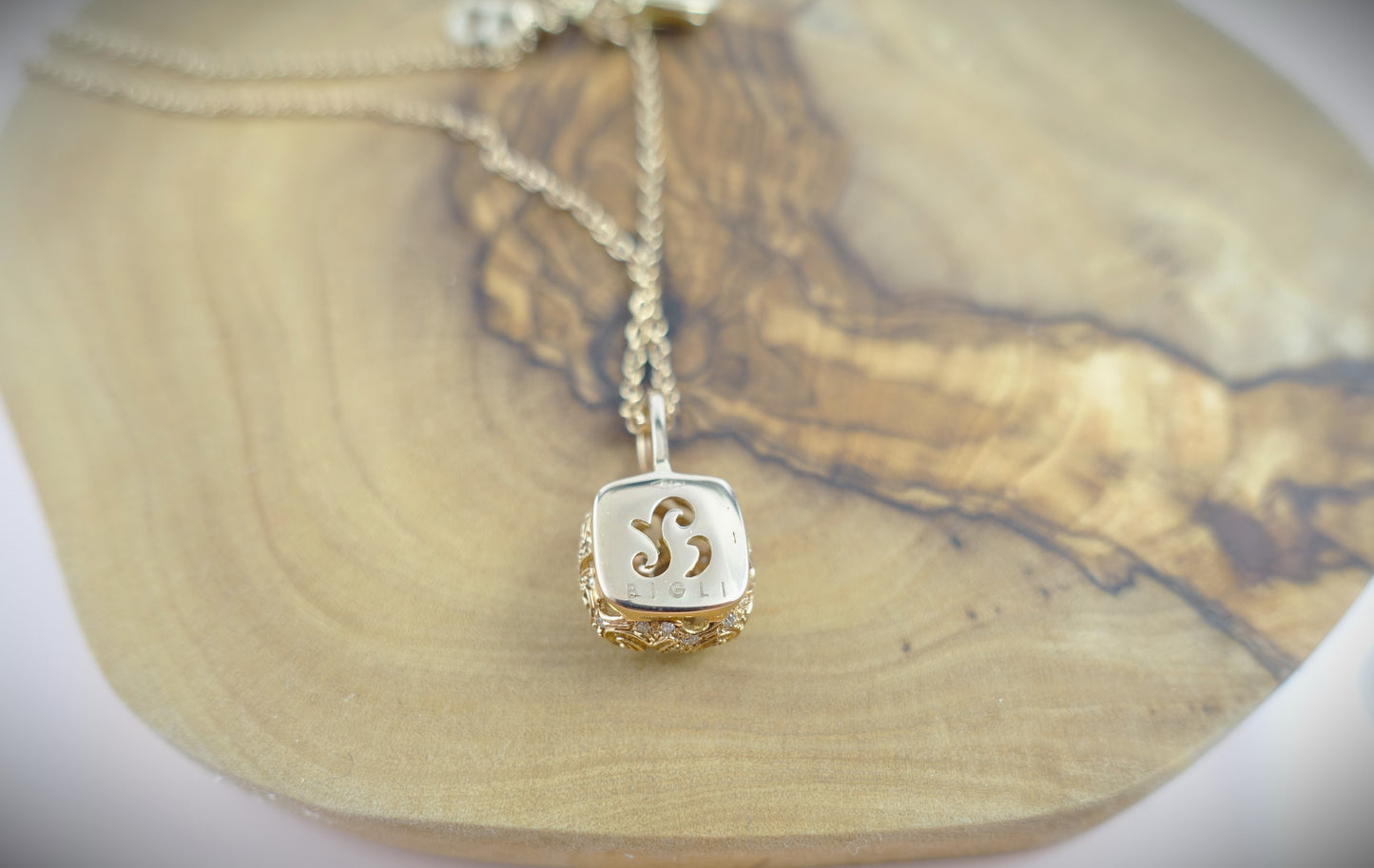 Bigli Kette Mini Sweety 750 Roségold Brillanten 0,22ct Ref. 20H47R