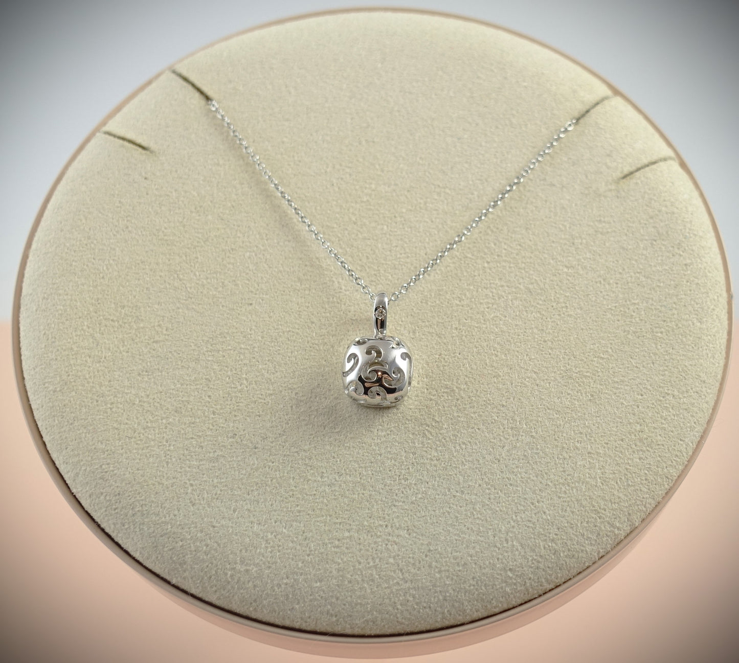 Bigli Kette Mini Sweety 750 Weißgold Brillant 0,01ct