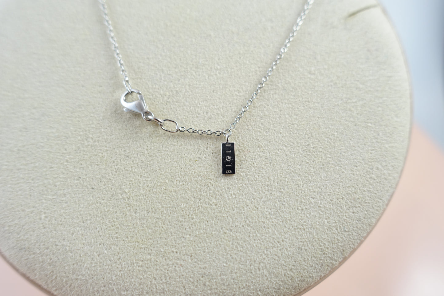 Bigli Kette Mini Sweety 750 Weißgold Brillant 0,01ct