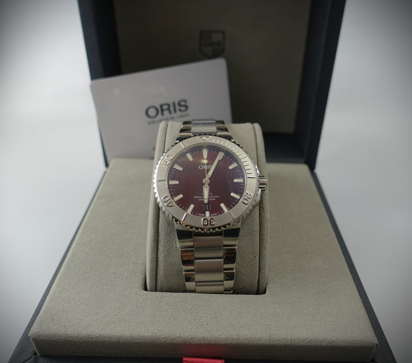 Oris Aquis Date Diver Ref. 0173377664158 Box & Papiere