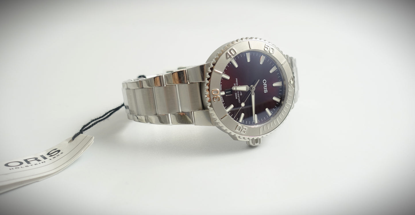Oris Aquis Date Diver Ref. 0173377664158 Box & Papiere