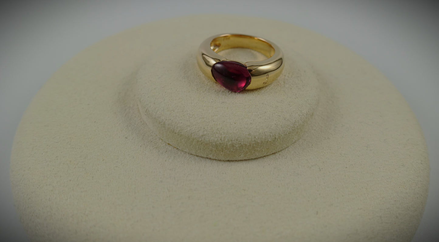 Pomellato Sassi Ring 750 Roségold Turmalin Ref.A.A306/O7/OT Box & Papiere