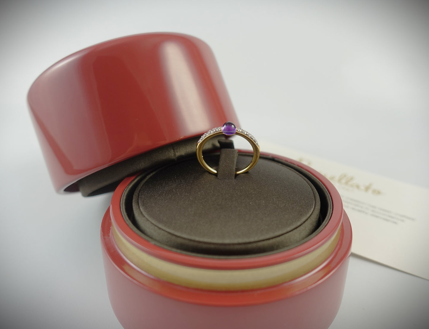 Pomellato Ring M´ama non M´ama 750 Roségold Amethyst RG 53 Ref.PAB7031O7000DB0OI