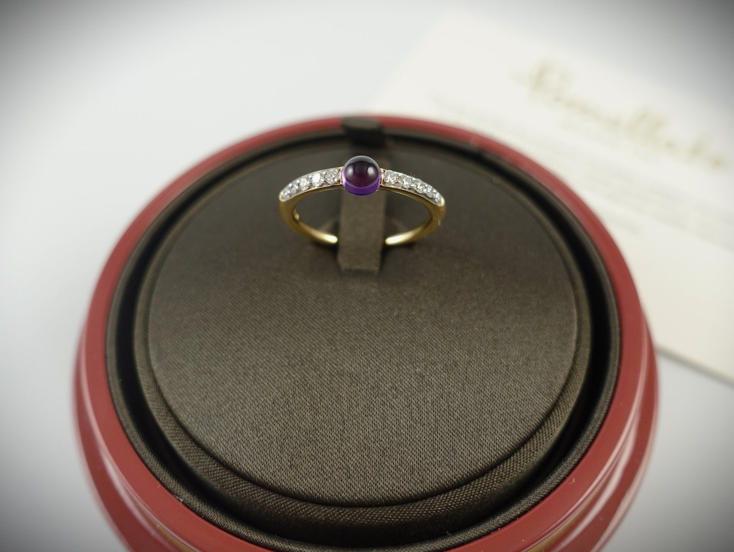 Pomellato Ring M´ama non M´ama 750 Roségold Amethyst RG 53 Ref.PAB7031O7000DB0OI