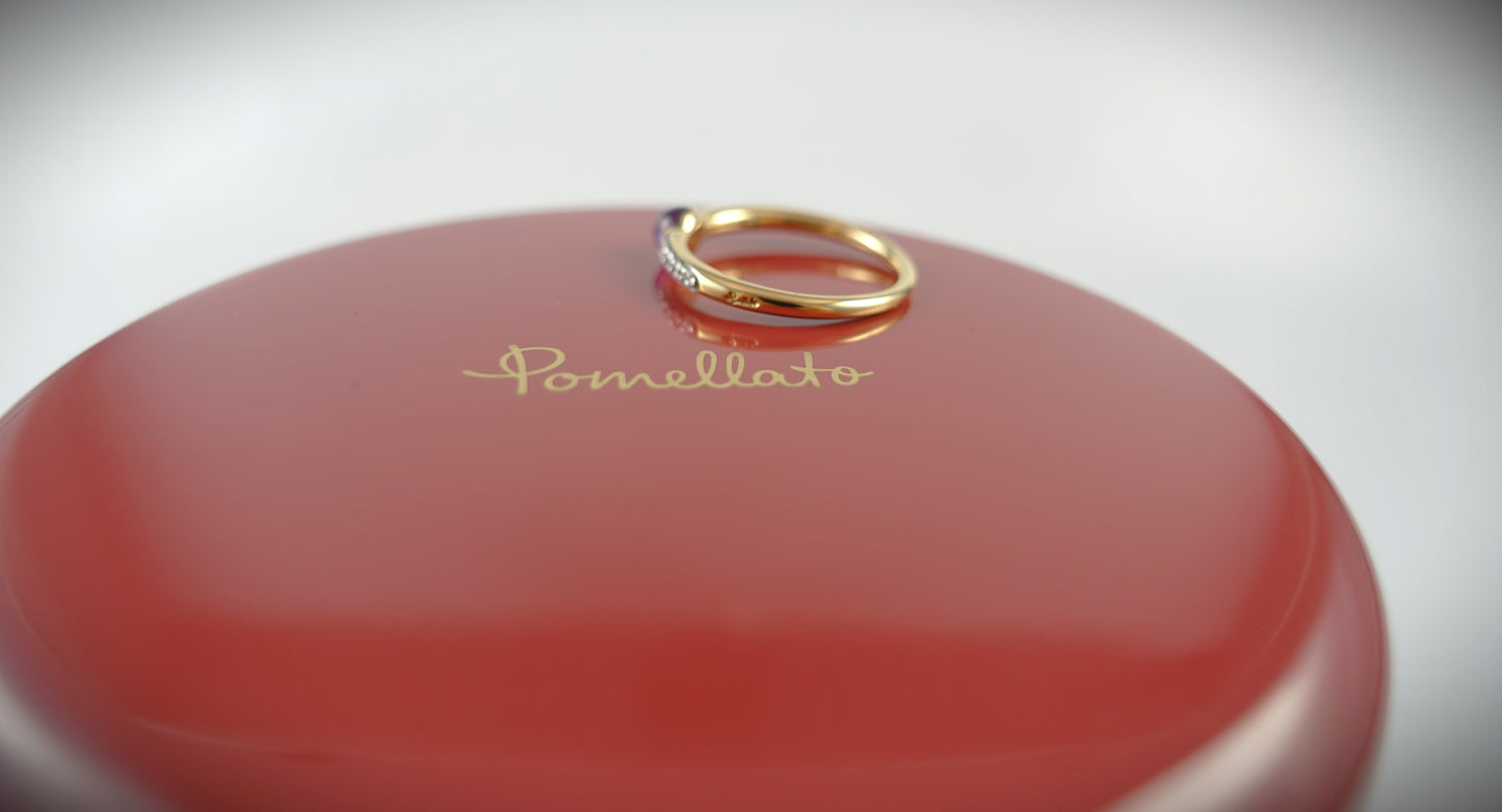Pomellato Ring M´ama non M´ama 750 Roségold Amethyst RG 53 Ref.PAB7031O7000DB0OI
