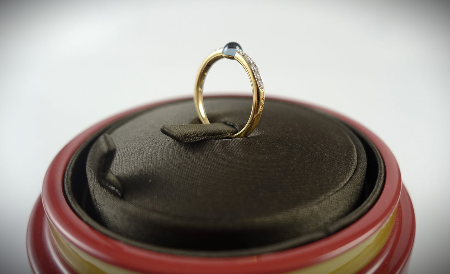 Pomellato Ring M´ama non M´ama 750 Roségold blauer Topas Ref.PAB7031O7000DB0OY