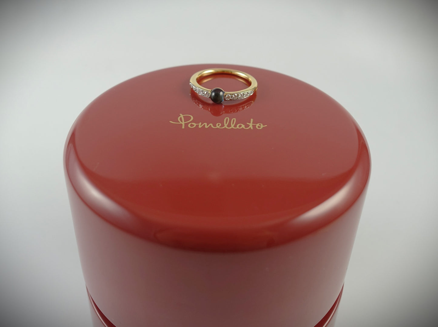 Pomellato Ring M´ama non M´ama 750 Roségold blauer Topas Ref.PAB7031O7000DB0OY