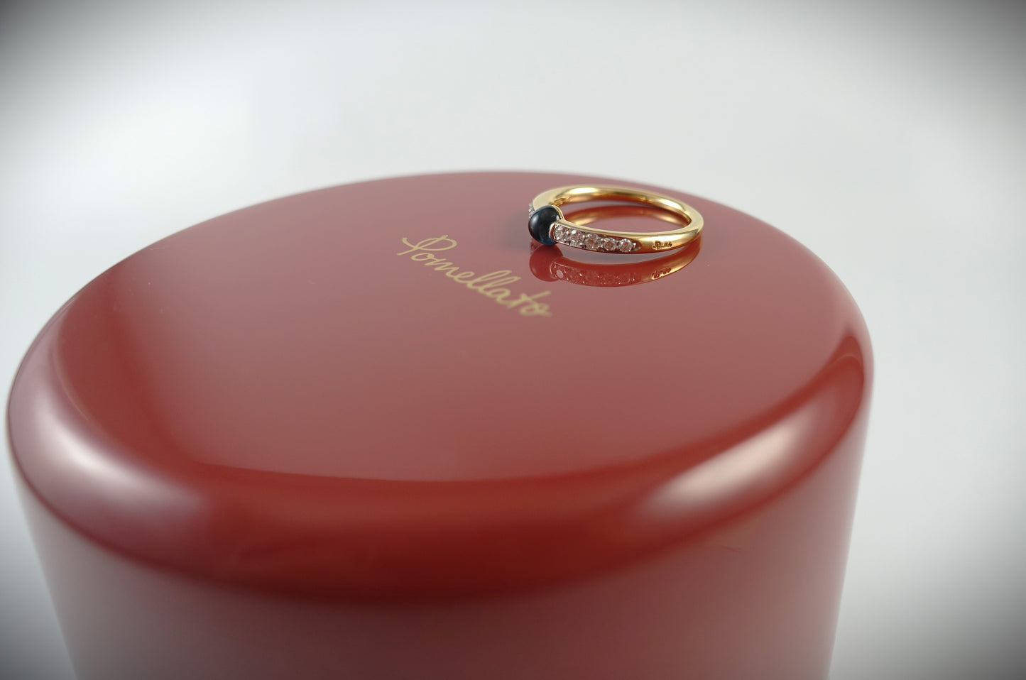 Pomellato Ring M´ama non M´ama 750 Roségold blauer Topas Ref.PAB7031O7000DB0OY