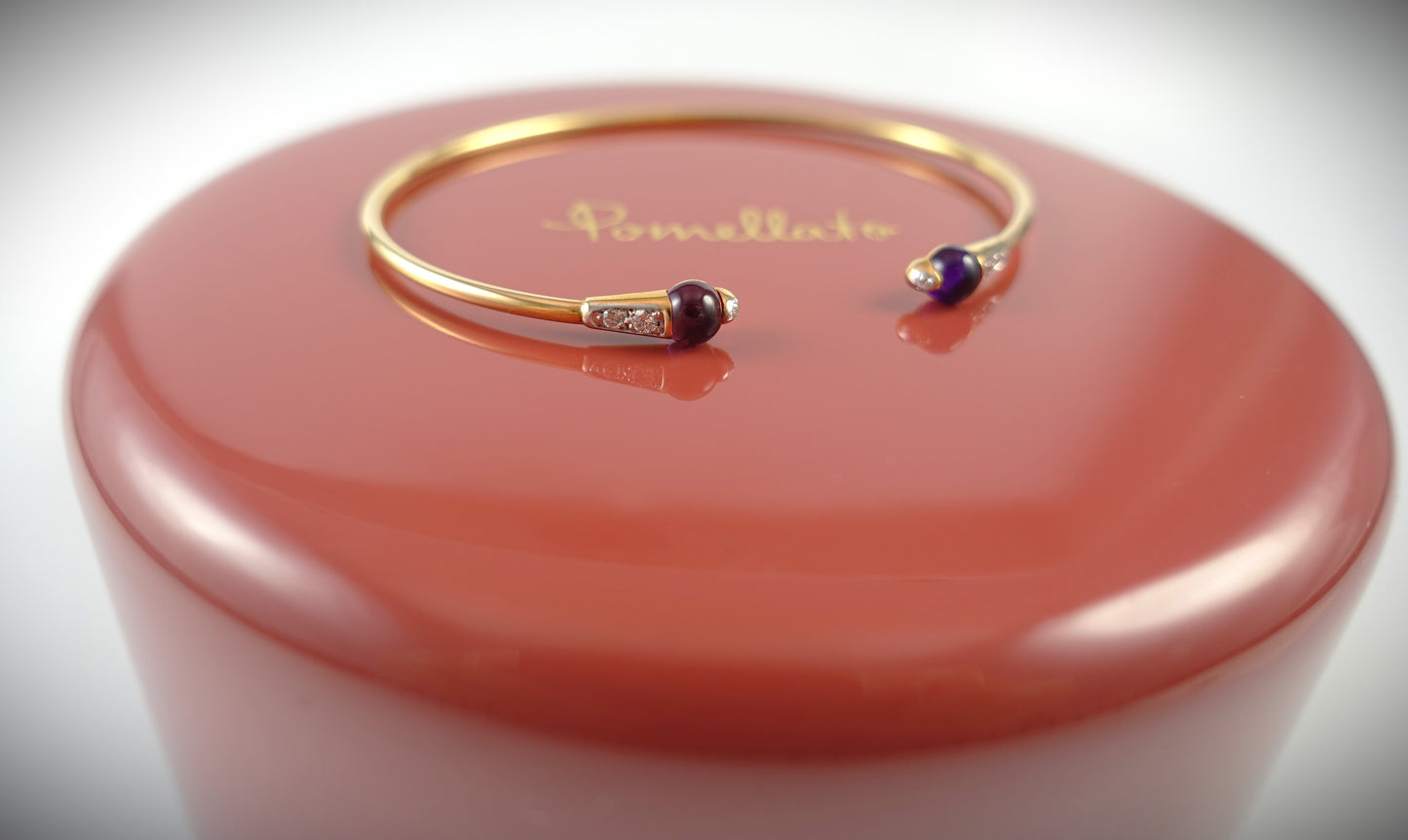 Pomellato Armreif M´ama non M´ama 750 Roségold Amethyst Ref.PBB8010O7000DB0OI
