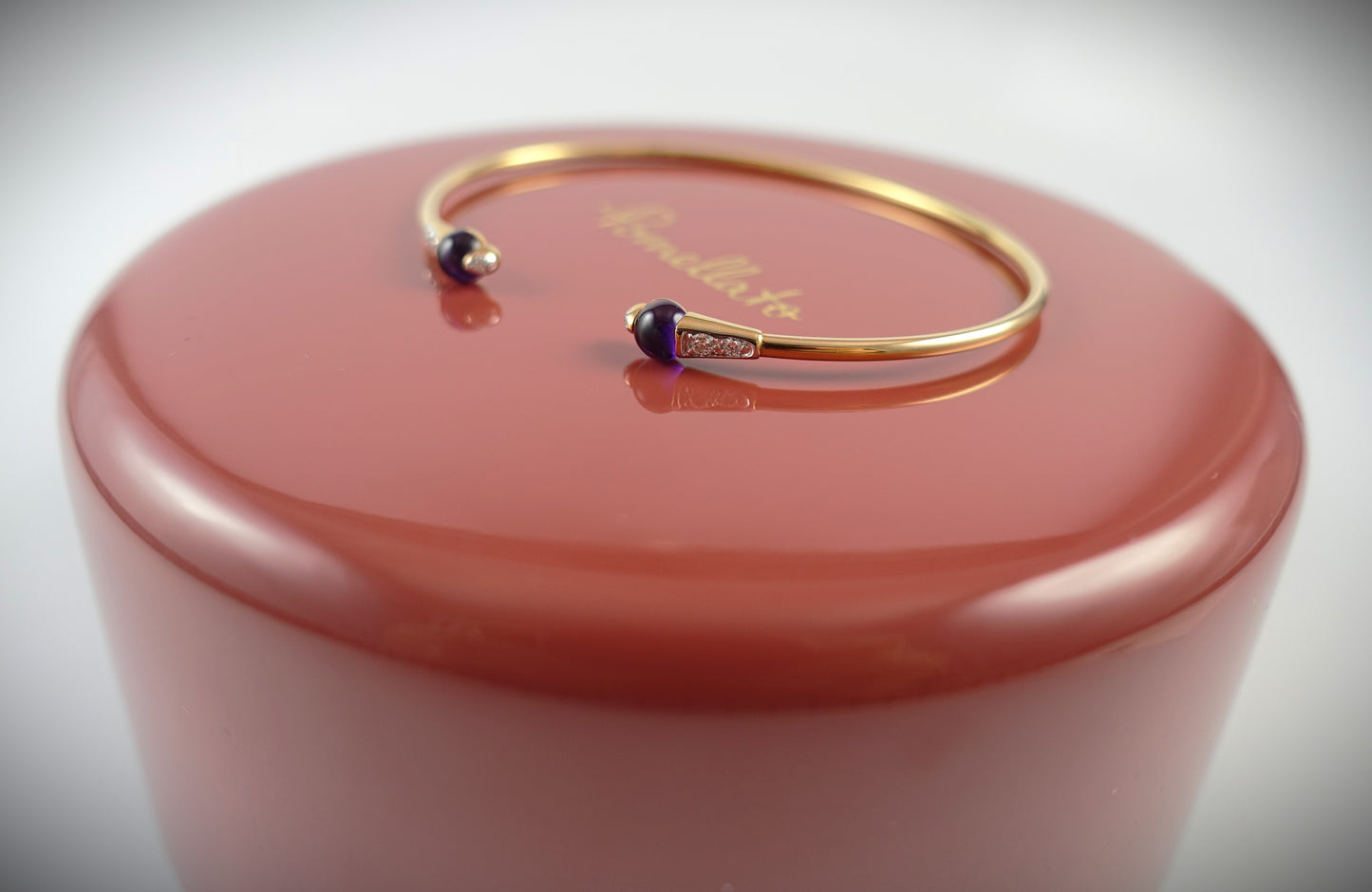 Pomellato Armreif M´ama non M´ama 750 Roségold Amethyst Ref.PBB8010O7000DB0OI