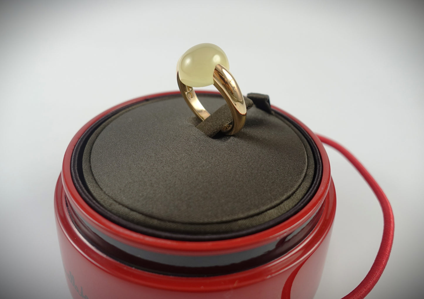 Pomellato Ring Luna 750 Roségold Lemon Quarz RG 54 Ref.A.A401/07/QL
