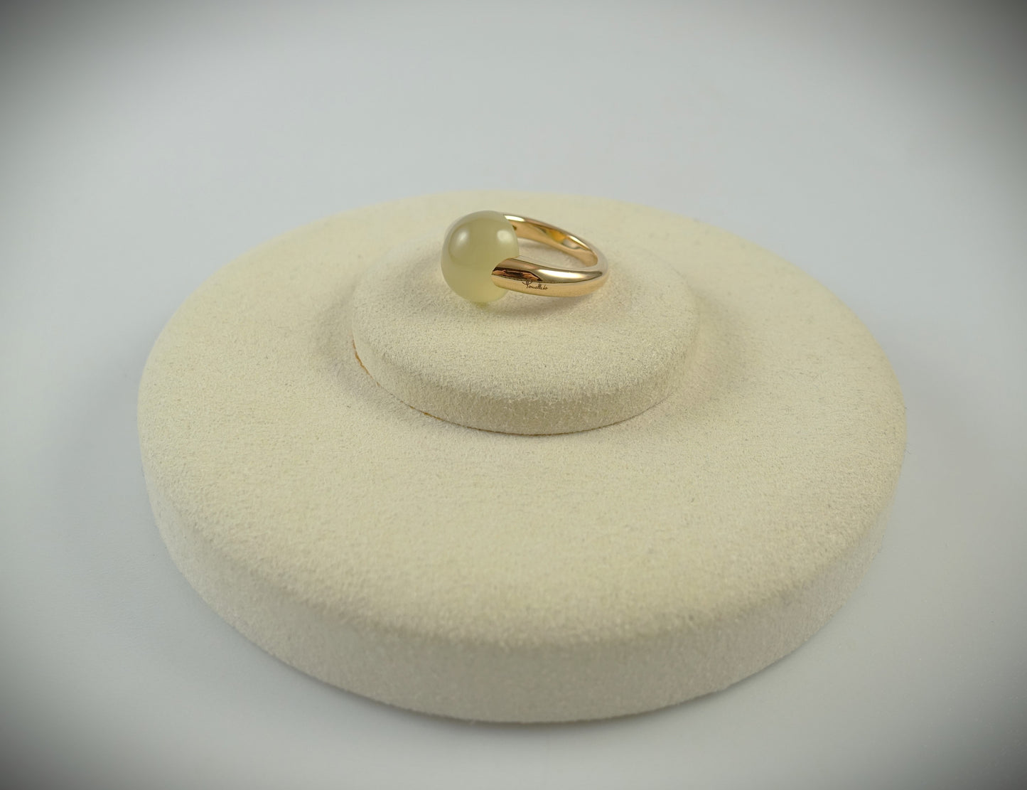 Pomellato Ring Luna 750 Roségold Lemon Quarz RG 54 Ref.A.A401/07/QL