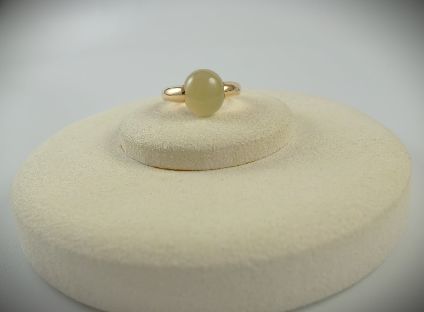 Pomellato Ring Luna 750 Roségold Lemon Quarz RG 54 Ref.A.A401/07/QL
