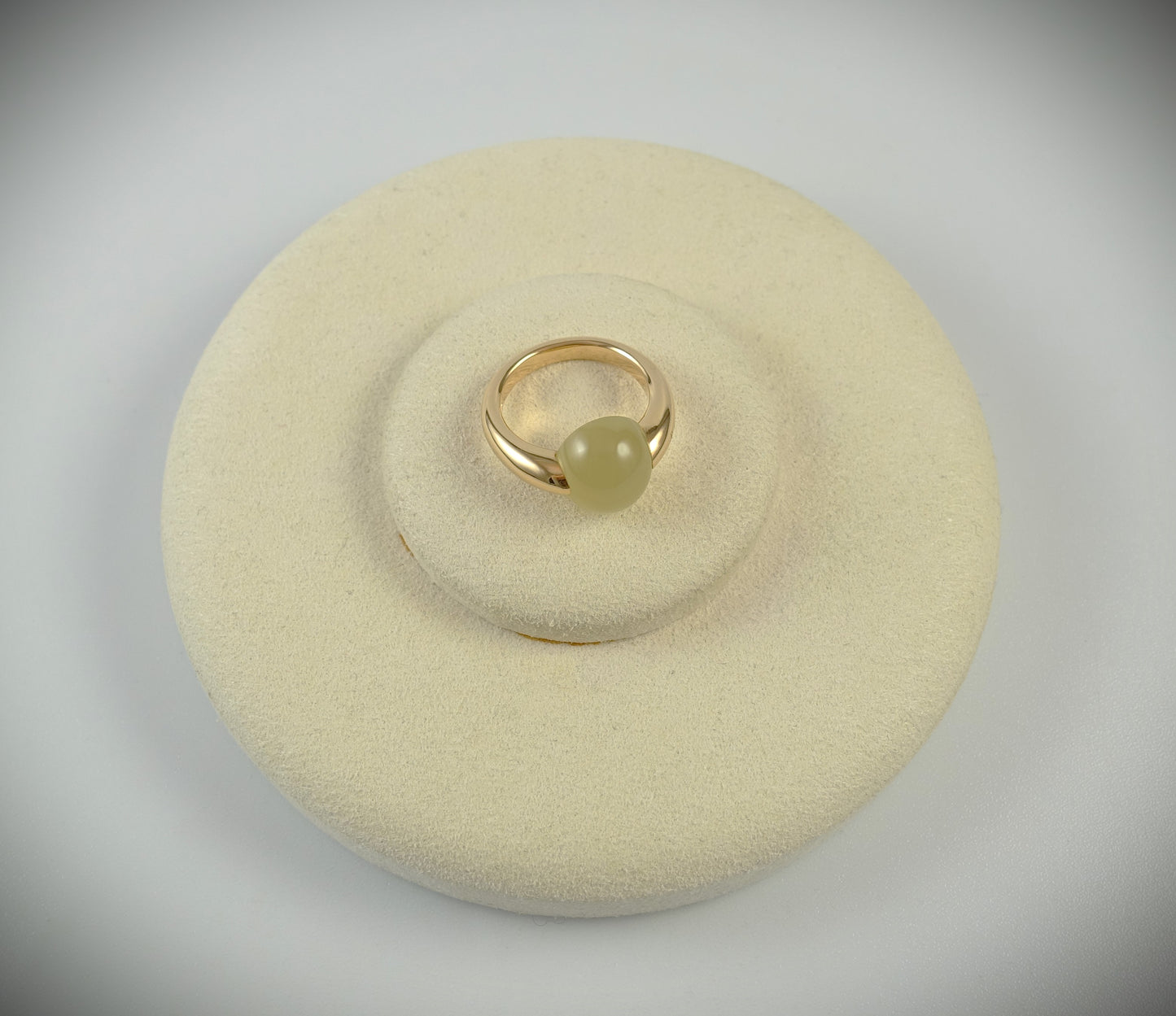 Pomellato Ring Luna 750 Roségold Lemon Quarz RG 54 Ref.A.A401/07/QL