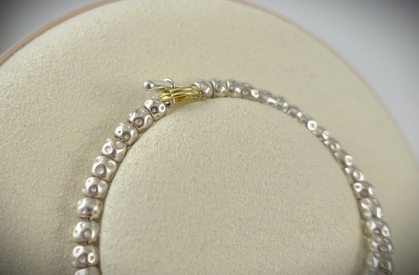 Dodo Armband Granelli 925 Silber + 750 Gelbgold Charm Delfin Ref.DM95012/DBB4000